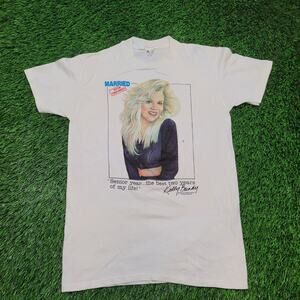 RARE VTG 1987 Married with Children Shirt Mens S  Kelly-Bundy Single Stitch USA
